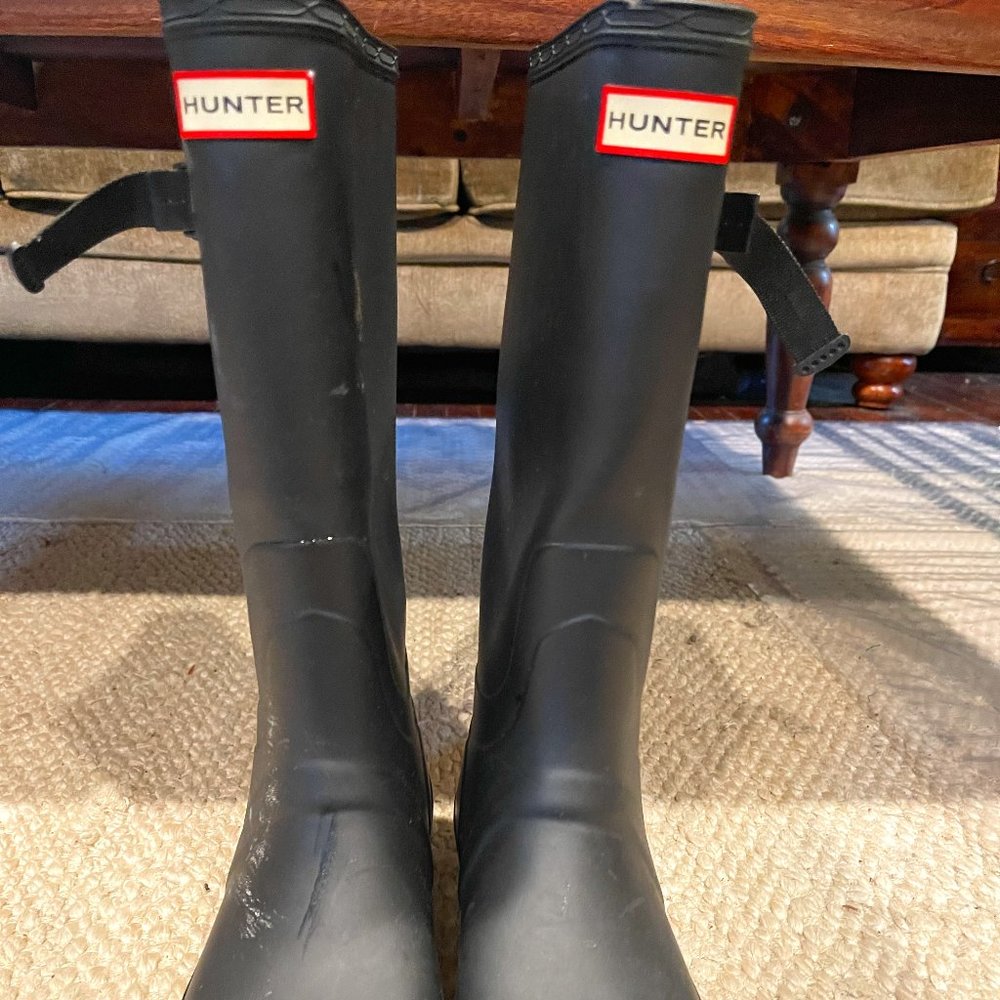 Hunter wide calf rain boots